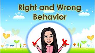 RIGHT AND WRONG BEHAVIOR FOR KIDS [upl. by Dj]