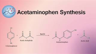 Synthesis of paracetamol Acetaminophen [upl. by Nyrehtak]