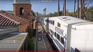 Brand new Virtual Railfan camera San Juan Capistrano California [upl. by Yatnahs]