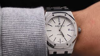 Audemars Piguet Royal Oak 15400ST  White dial [upl. by Eninnaej]