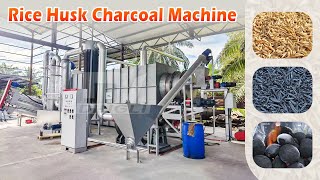 Nigeria Rice Husk Carbonization Machine [upl. by Nisior22]