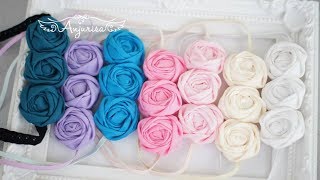 Fabric Rosette Tutorial  DIY Fabric Rosette  Fabric Rosettes [upl. by Felita268]