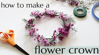 How to make a flower crown [upl. by Naor]