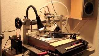 High Quality Vinyl Recording  Schallplatten schneiden  cutting dub plates wwwvinylrecde [upl. by Jonathon]