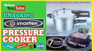 IMARFLEX PRESSURE COOKER UnBOXING [upl. by Ramirolg337]