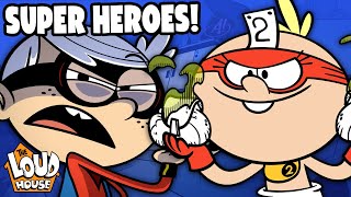 The Loud House Super Hero Compilation  The Loud House [upl. by Ahsatin]