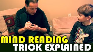 Mind Reading Trick Explained [upl. by Sudoeht]