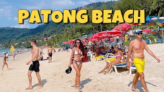 【🇹🇭 4K】Phuket 2022 Patong beach walk  Thailand [upl. by Cole]