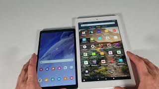 Samsung tab A7 lite vs Amazon fire hd10 [upl. by Hussey]