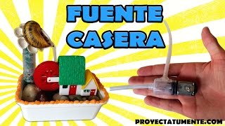 Construye tu Propia Fuente de Agua Decorativa Casera [upl. by Tracey]