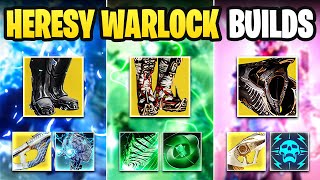 The Top 5 WARLOCK Builds for Episode Heresy  Destiny 2 [upl. by Anahc230]