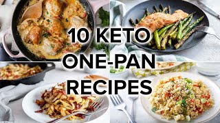 10 Keto OnePan Recipes with Easy Cleanup [upl. by Eelra]