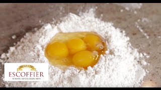 Chef Tutorial How To Make Homemade Pasta Dough [upl. by Ahsotal]