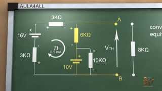 Teorema de Thevenin  Circuito equivalente Thevenin [upl. by Turner108]