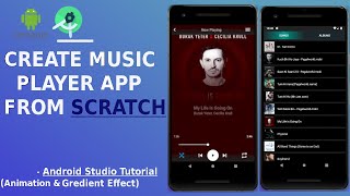 How To Make Music Player App  Android Studio Tutorial Read Songs From Phone Demo [upl. by Yhtommit]