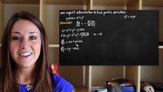 Implicit differentiation for partial derivatives of multivariable functions KristaKingMath [upl. by Neyugn]