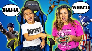 TEACHING My MOM How to Play FORTNITE BAD IDEA  Royalty Gaming [upl. by Manton]