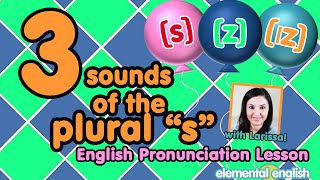 3 Sounds of the Plural quotsquot in English s z or ɪz [upl. by Siravart]