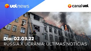 Guerra na Ucrânia veja últimas notícias e imagens do conflito com Rússia  UOL News [upl. by Bloch]