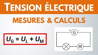 Tension électrique 💡 loi dadditivité  Collège  PhysiqueChimie [upl. by Akiehs]