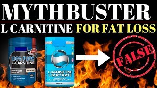 MYTHBUSTERS 2  L Carnitine Supplementation For Fat Loss [upl. by Revlis]