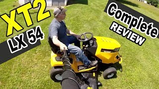 Cub Cadet XT2 Lawn tractor review  XT2 LX54 FAB [upl. by Oz]