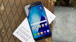 Samsung Galaxy A7 2017 Review [upl. by Allwein861]