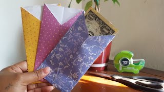 How to make paper cash envelopes  DIY [upl. by Araeit701]