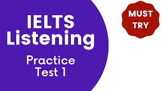 IELTS Listening Practice Test 1  Full Test with Audio and Answers [upl. by Asirap]