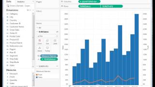 How to extend the range of an axis in Tableau [upl. by Paynter427]