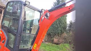 Kubota KX 0194 Sortiergreifer Anbau und kurzer Test [upl. by Innej]