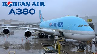 🇺🇸 Los Angeles LAX to Seoul ICN 🇰🇷 Korean Air Airbus A380  FULL FLIGHT REPORT Polar route [upl. by Nnaitsirk]