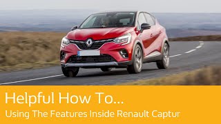 Using The Features Inside Renault Captur [upl. by Odel426]