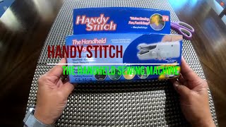 Handy Stitch The Handheld Sewing MachineStep by Step Tutorial [upl. by Connelly]