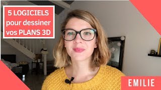 ✍5 LOGICIELS pour dessiner vos plans 3D [upl. by Free]