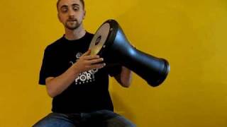 Darbuka Lesson 1  position amp strokes B [upl. by Nabroc]