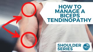 How to manage and help a biceps tendinopathy [upl. by Mali]