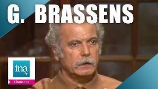 Georges Brassens quotLes Trompettes de la renomméequot  Archive INA [upl. by Alejandro]