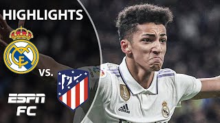 Real Madrid vs Atletico Madrid  LaLiga Highlights  ESPN FC [upl. by Shoemaker]