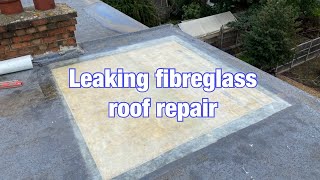 How to repair a leaking fibreglass roof [upl. by Shandeigh821]