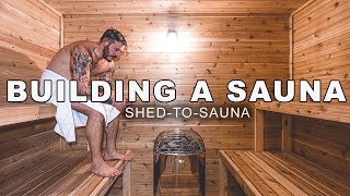 How to Build a Sauna inside a Shed [upl. by Erica]