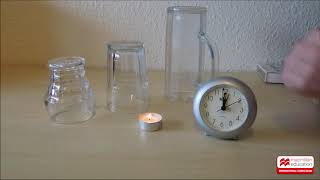 Candle and Air Science Experiment  Part 1 Home Science [upl. by Noitsirhc]