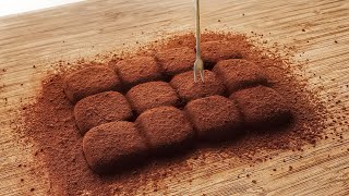 Condensed Milk Chocolate Truffles 2 Ingredient Easy Recipe [upl. by Wittie]