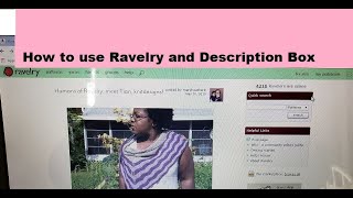 How to use Ravelry basic tutorial [upl. by Tamiko]