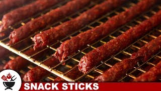 Smoked Snack Sticks Recipe [upl. by Aisat]