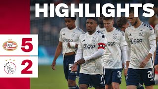 Highlights PSV  Ajax  Eredivisie [upl. by Nnayllehs]