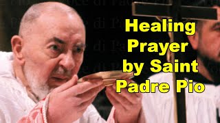 HEALING PRAYER BY SAINT PADRE PIO [upl. by Lorita]