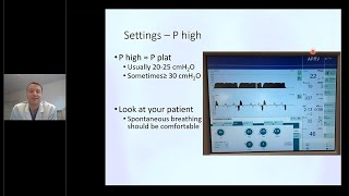 Airway pressure release ventilation APRV Dr Niklas Larsson [upl. by Longfellow]