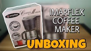 UNBOXING  IMARFLEX COFFEE MAKER [upl. by Arrimat]