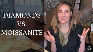 Diamonds vs Moissanite Whats the Difference [upl. by Judi]